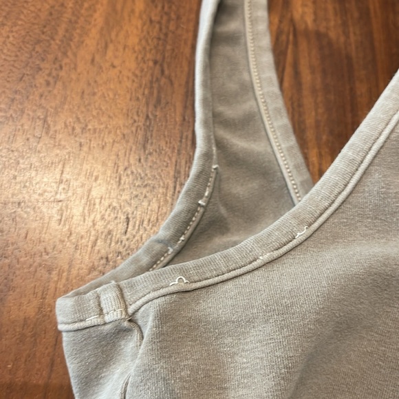 Skims Outdoor Wide Neck Bralette Tan Beige 2X Pilates Bra Nude Neutral - Picture 4 of 11